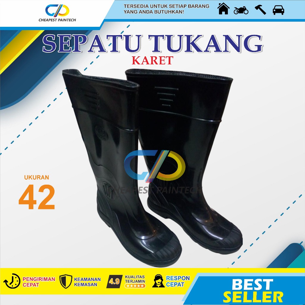 SEPATU BOOT/SEPATU BOOT KARET MURAH/SEPATU BOOT PANJANG/SEPATU BOOT TAHAN AIR/SEPATU BOOT PRIA MURAH