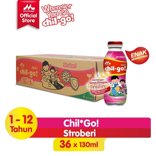 

Chilgo Milk Stroberi Cair / RTD 36x130ml Carton