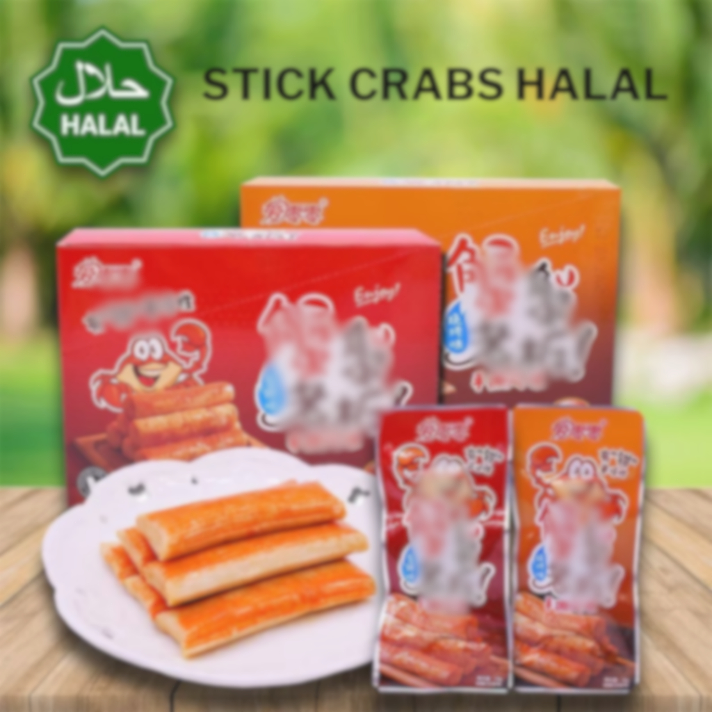 

[HALAL] Makanan Ringan Crab Stick Pedas Makanan Ringan Instan Makanan Laut Camilan Ringan Cemilan Import Cina Ringan Sehat 14g