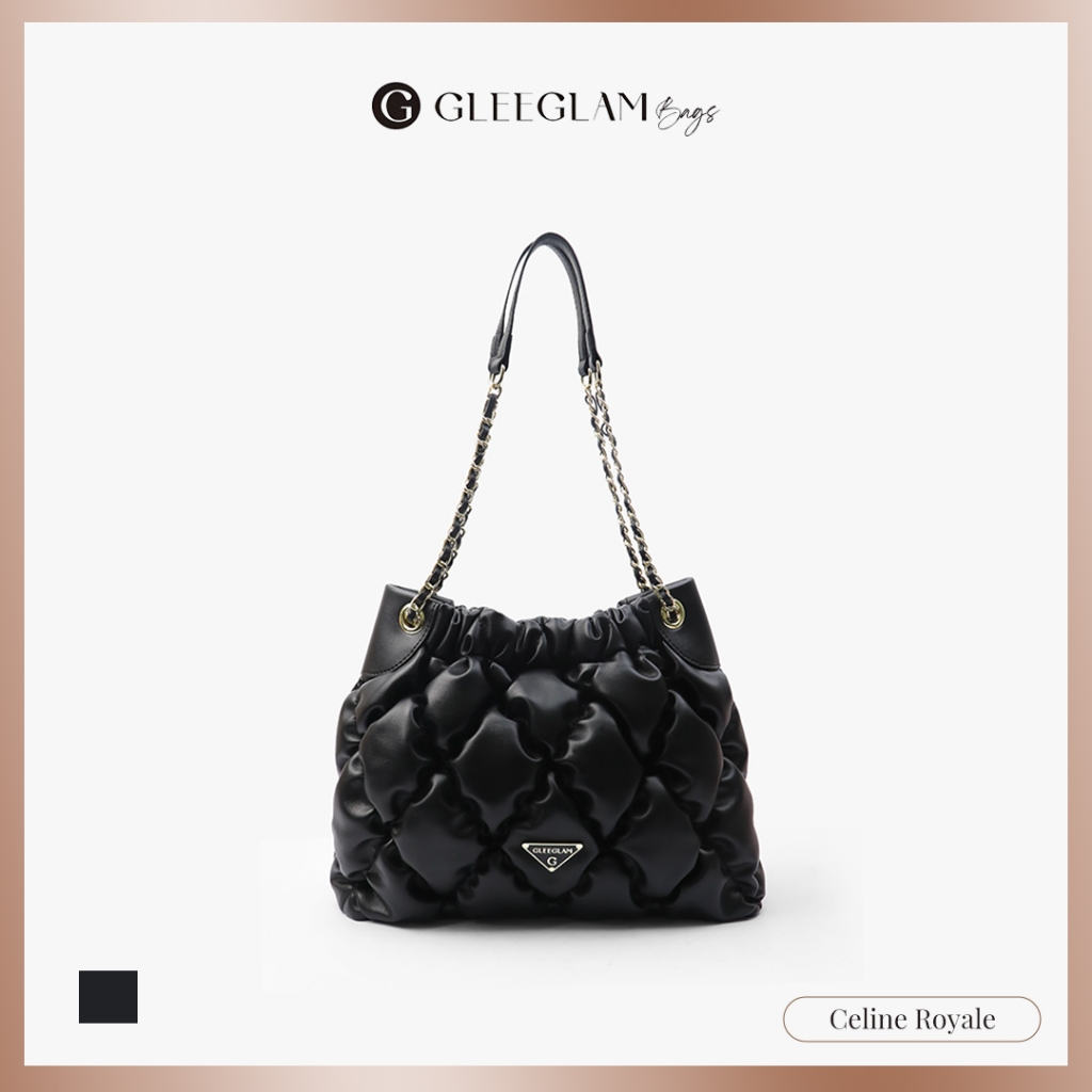 Gleeglam Bags - Celine Royale Tas Selempang Bahu Tali Rantai Polos Perempuan Edisi Luxurious GG-024