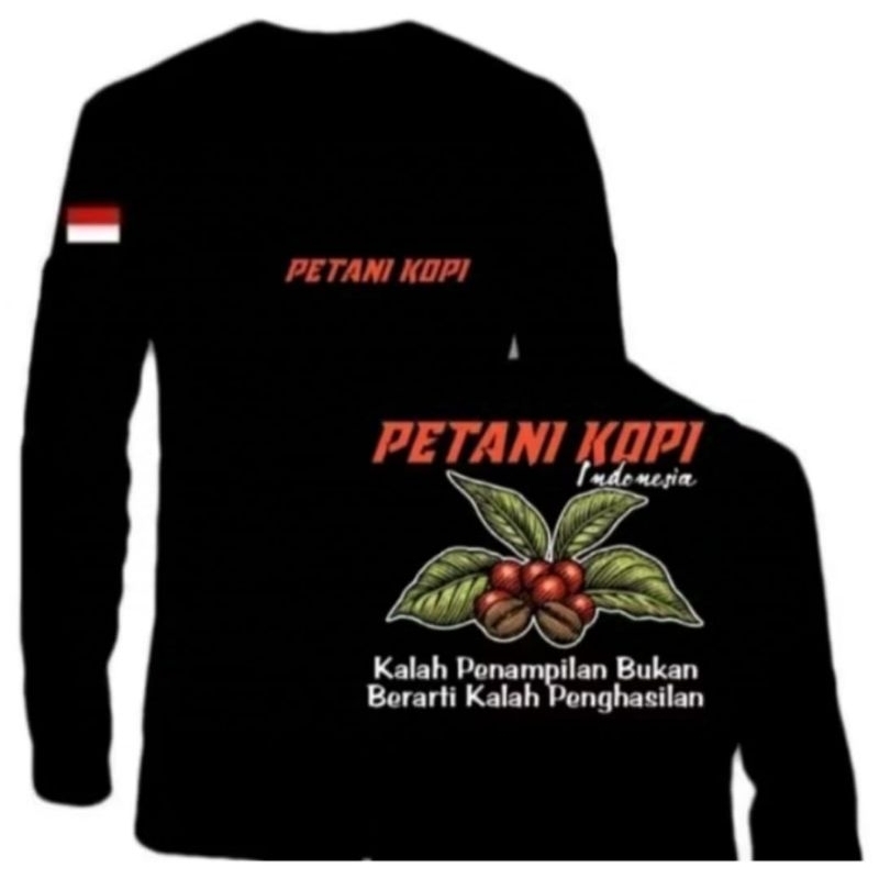 Kaos Petani Kopi Lengan Panjang