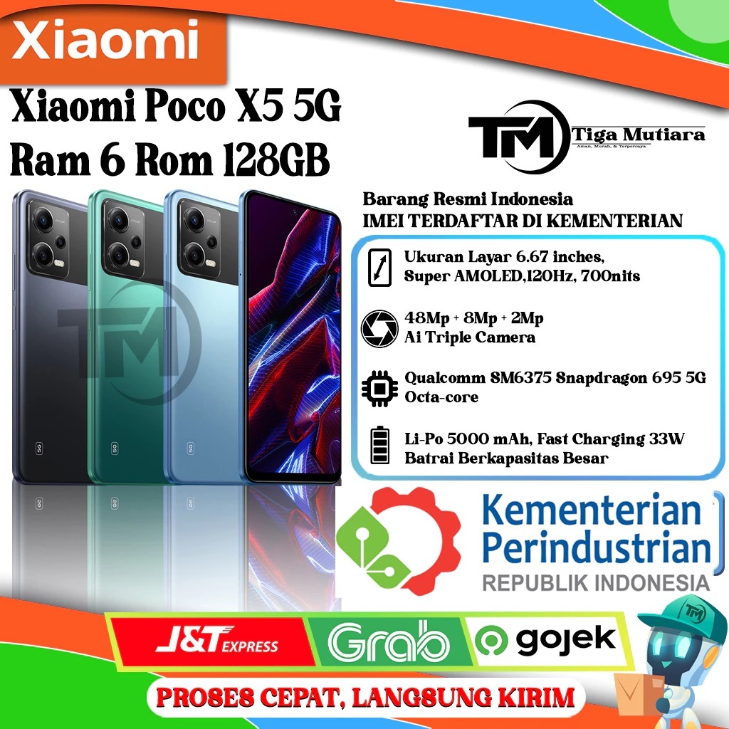 Xiaomi Poco X5 5G Ram 6/128GB | Ram 8/256GB