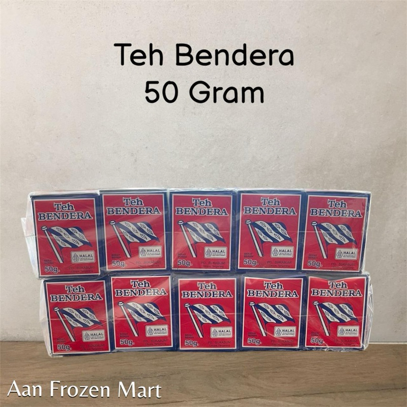 

Teh Tubruk Bendera 50g