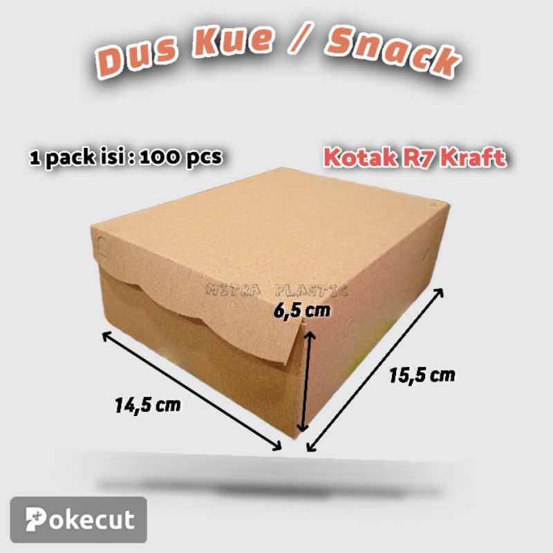 

Kotak Kue R7 Kraft - Kotak Snack Merk Depaper