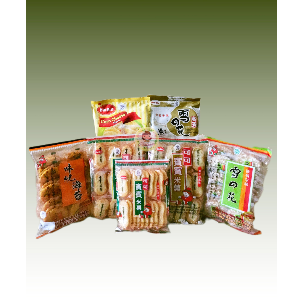 

.Snack imp0rt | BinBin Rice Crackers Aneka Rasa original snow seaweed spicy (ds bgr )