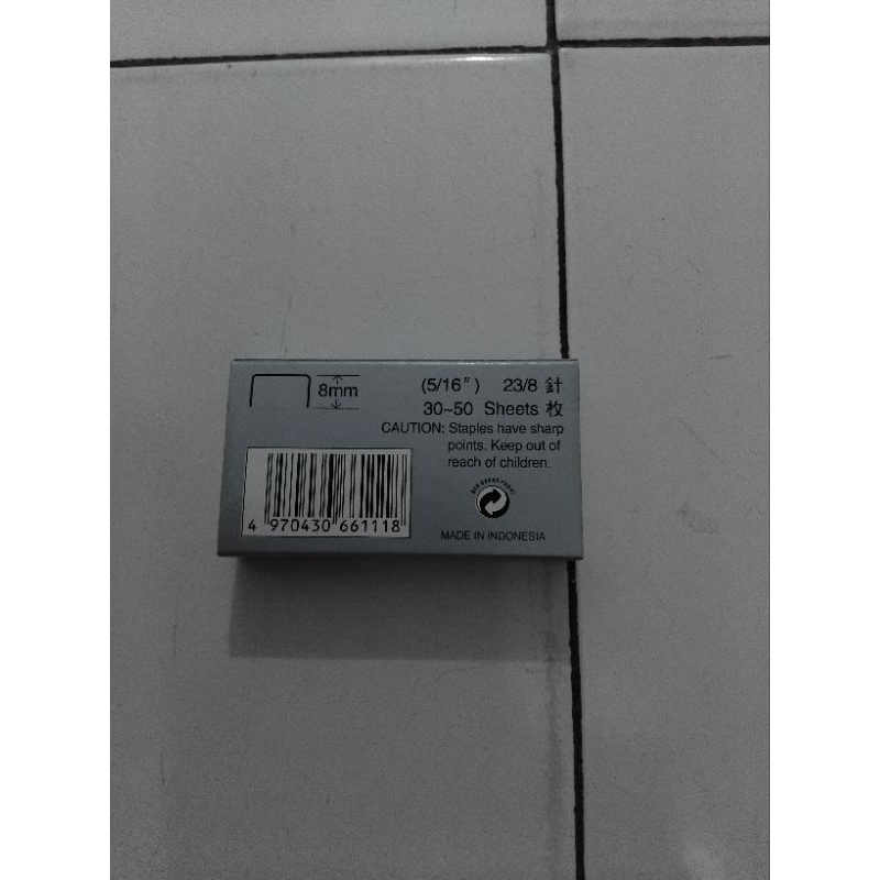

ISI STAPLES UKURAN 5/16" ATAU 23/8 UNTUK E-70, 100, 160, 260 MERK ETONA