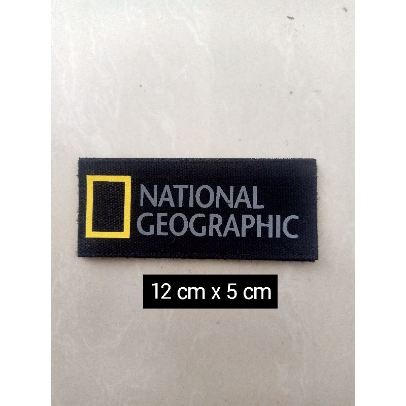 Emblem Patch Reflektor NATIONAL GEOGRAPHIC