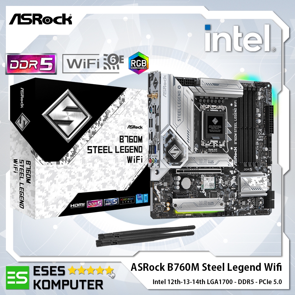 Motherboard Intel B760M ARGB mATX LGA1700 DDR5