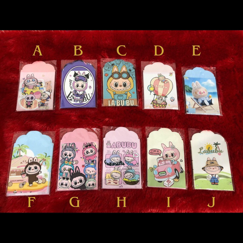 

(20 pcs) AMPLOP LEBARAN LABUBU ANAK ANAK 2025