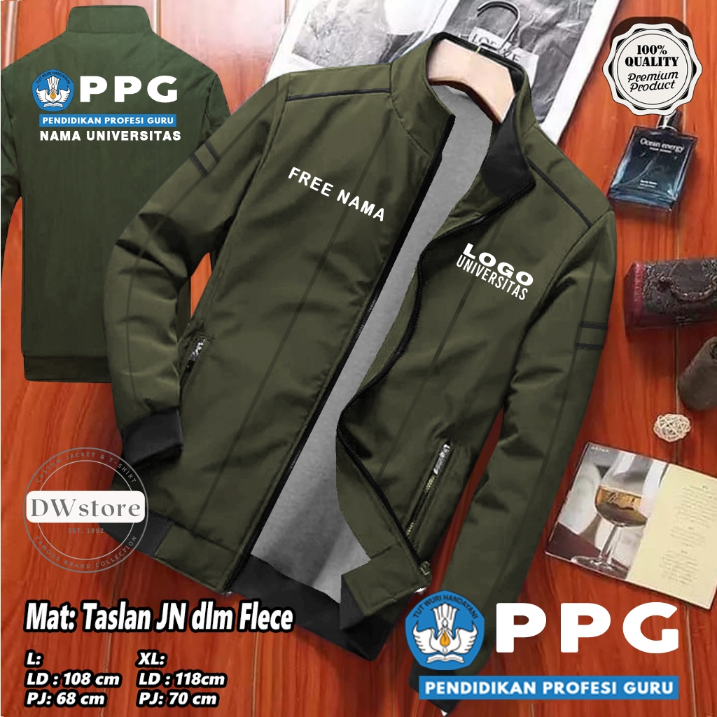 JAKET PPG CUSTOM PRODI PENDIDIKAN GURU BISA COD