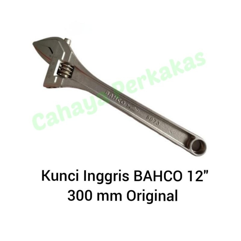 Kunci Inggris SANDVICK BAHCO 12" SWEDEN Original Second Berkualitas No Minus
