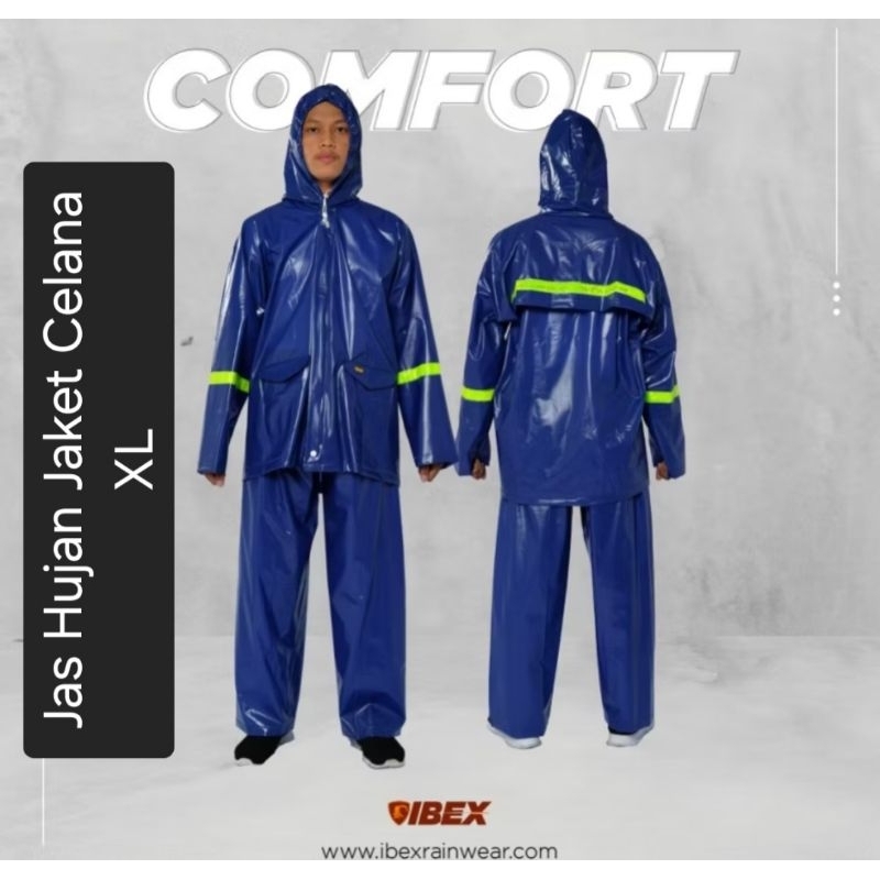 Jas Hujan Jaket Celana ibex XL/jas hujan comfort ibex XL
