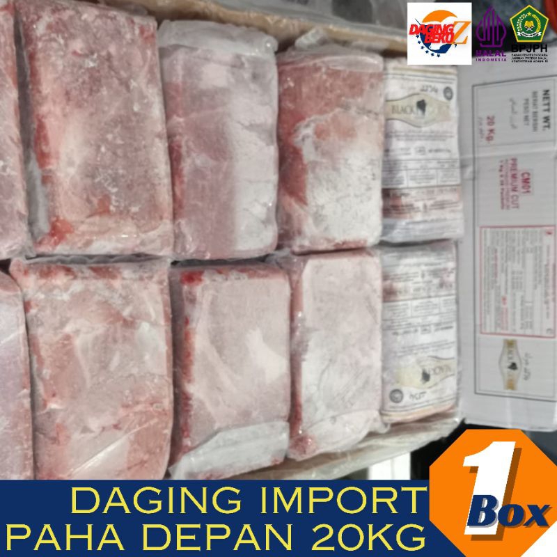 

Daging Import Paha Depan 20 KG (1Box) Halal Frozen kerbau