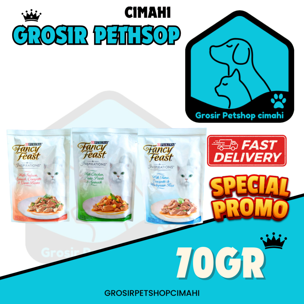 Fancy Feast Pouch Inspirations wet food 70gr wet food cat