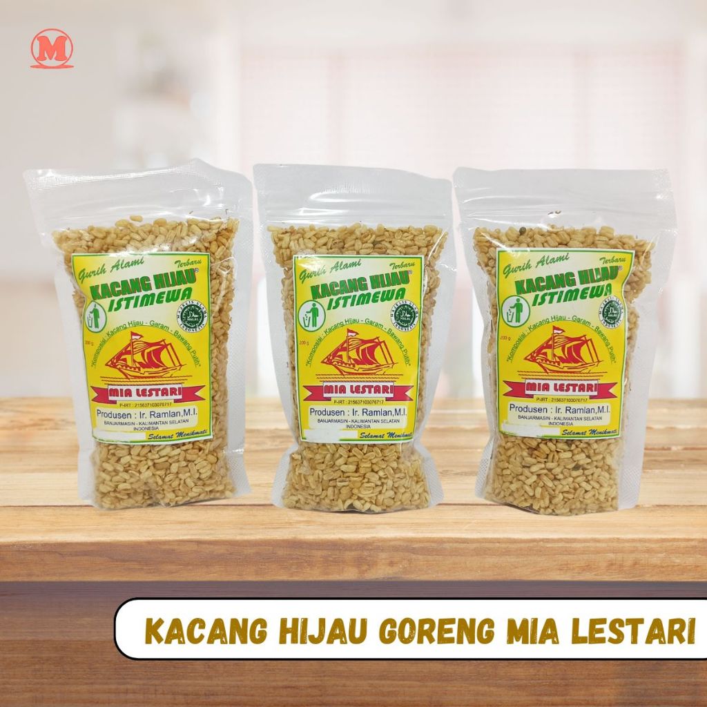 

Kacang Hijau Goreng Merek Mia Lestari