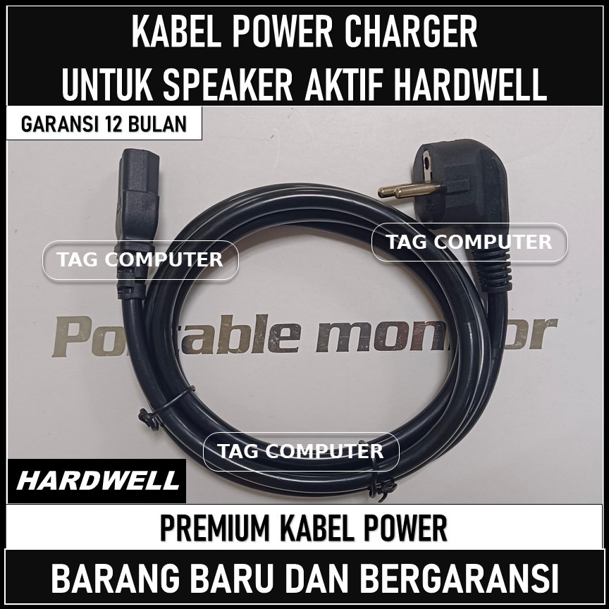 KABEL POWER SPEAKER AKTIF HARDWEL