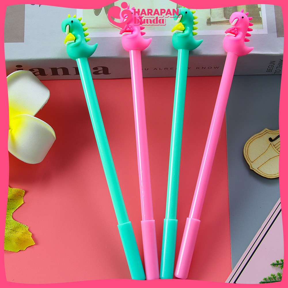 

Pulpen Gel Dinosaurus Pena Pen Dino Bolpen Bolpoin Unik Ballpoint Lucu / Pulpen Karakter Dinosaur Harapan Bunda A33