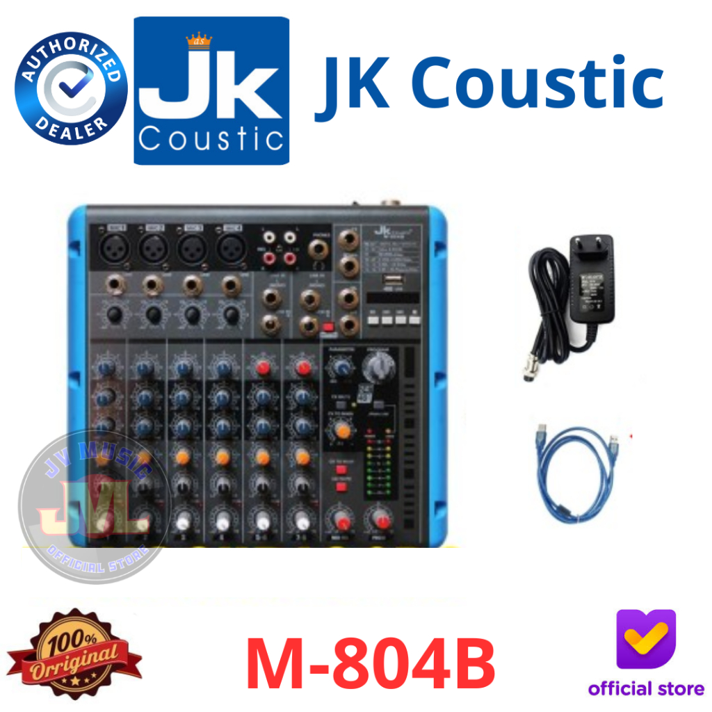 JK Coustic M804B Mixer Audio with Effect JK Coustic M-804B