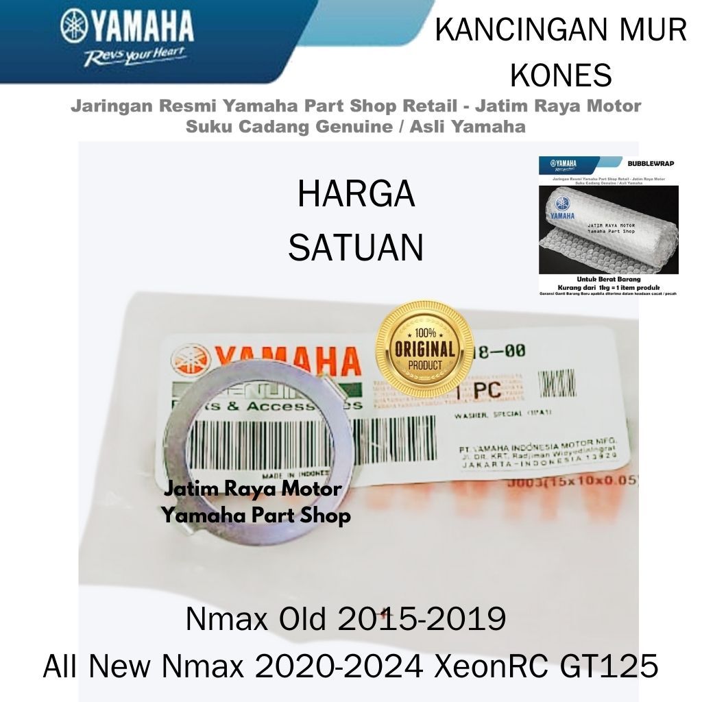Kancing Kancingan Mur Komstir Kones All New Nmax Old Xeon RC GT 125 Asli Asli Original Yamaha