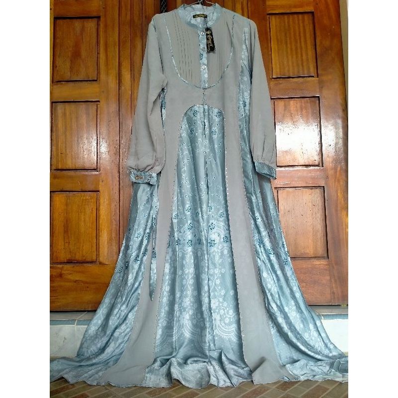 Gamis motif Silk/Gamis Silk/gamis motif/gamis ceruty/gamis mewah/gamis pesta