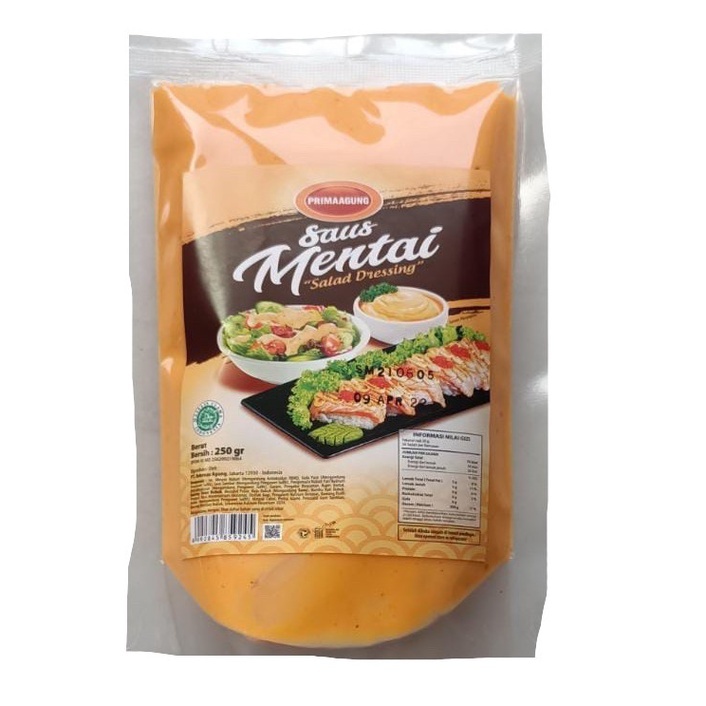 

Prima Agung Saus Mentai Dressing 500 gr 1 kg High Quality Halal