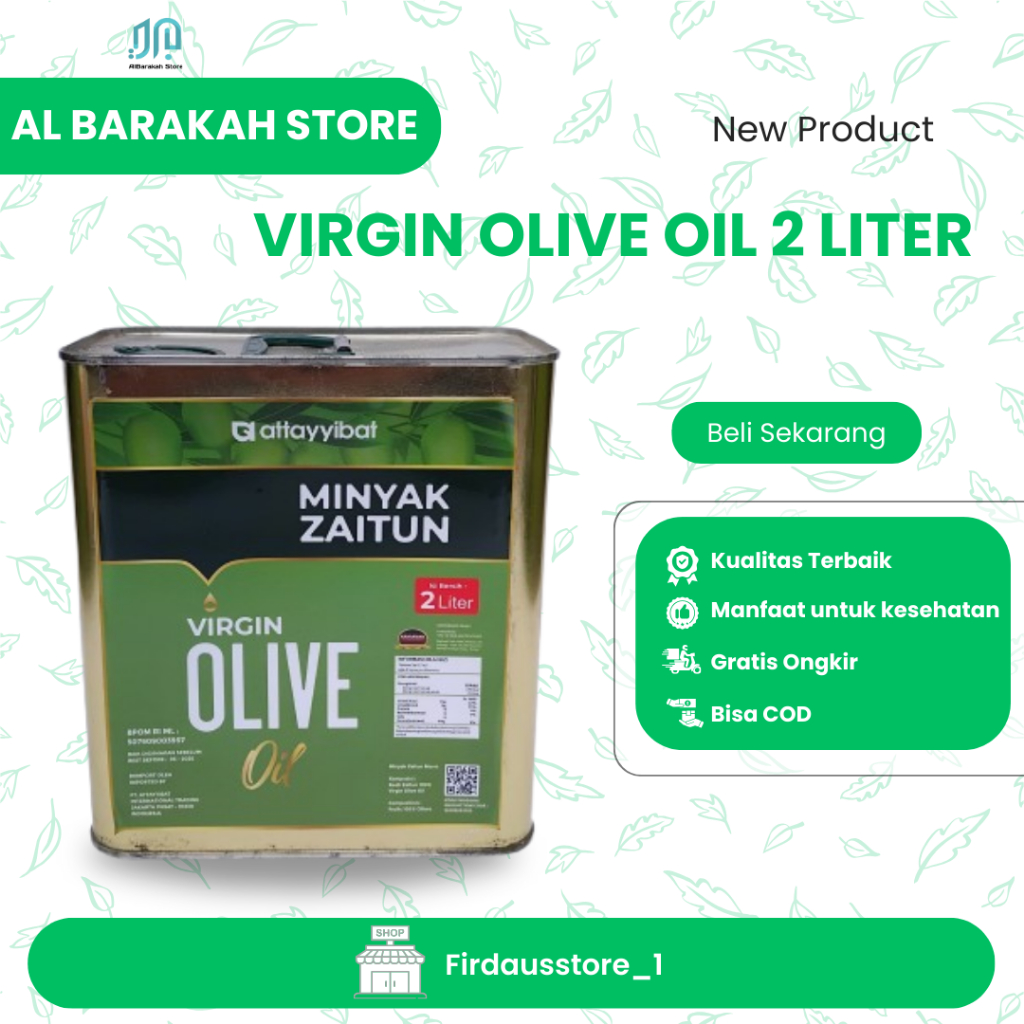

Minyak Zaitun Virgin Olive oil virgin syiria, minyak zaitun syiria original 2 Liter