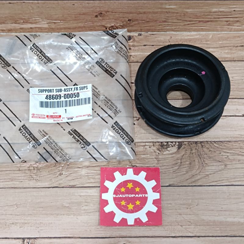 KARET SUPPORT SHOCK BREAKER DEPAN YARIS VIOS 48609-0D050
