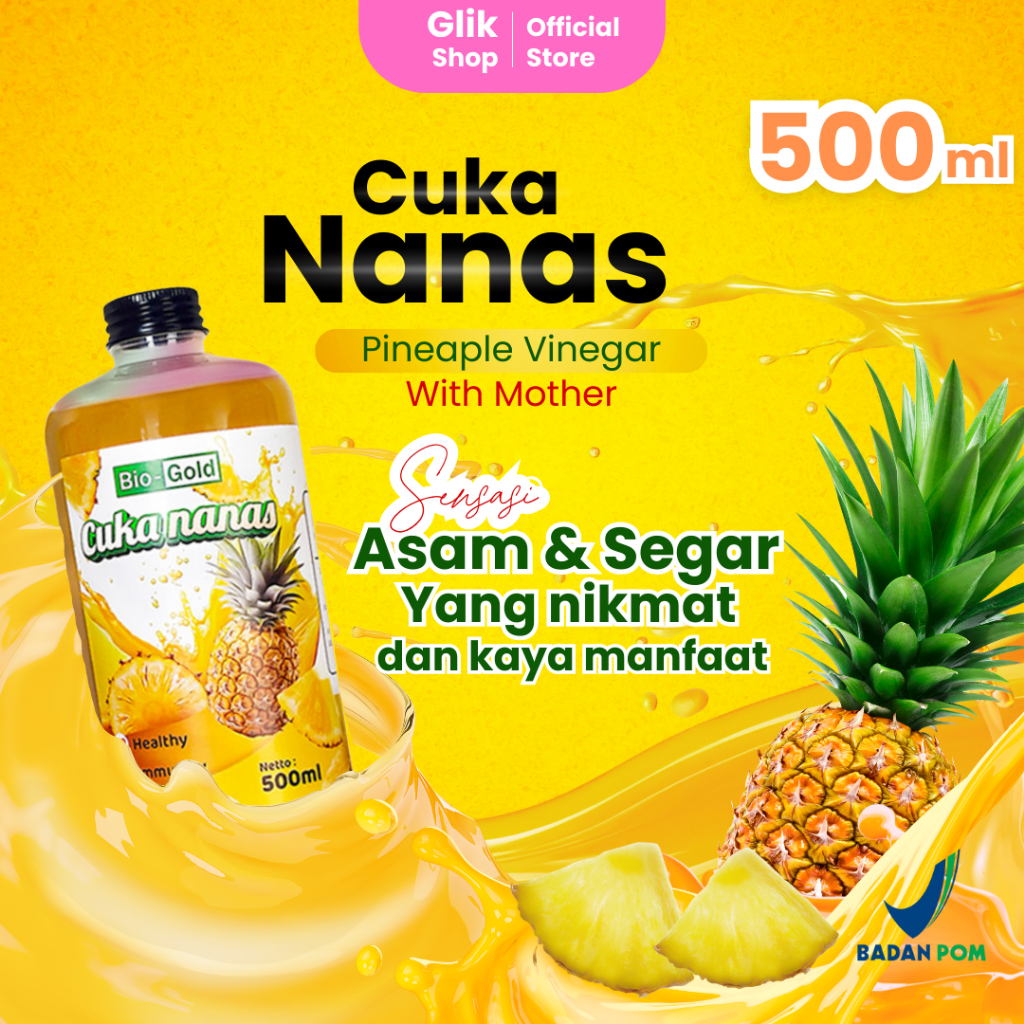 

[Original] CUKA NANAS BIO GOLD Baik Untuk Pencernaan dan Gula darah Tinggi