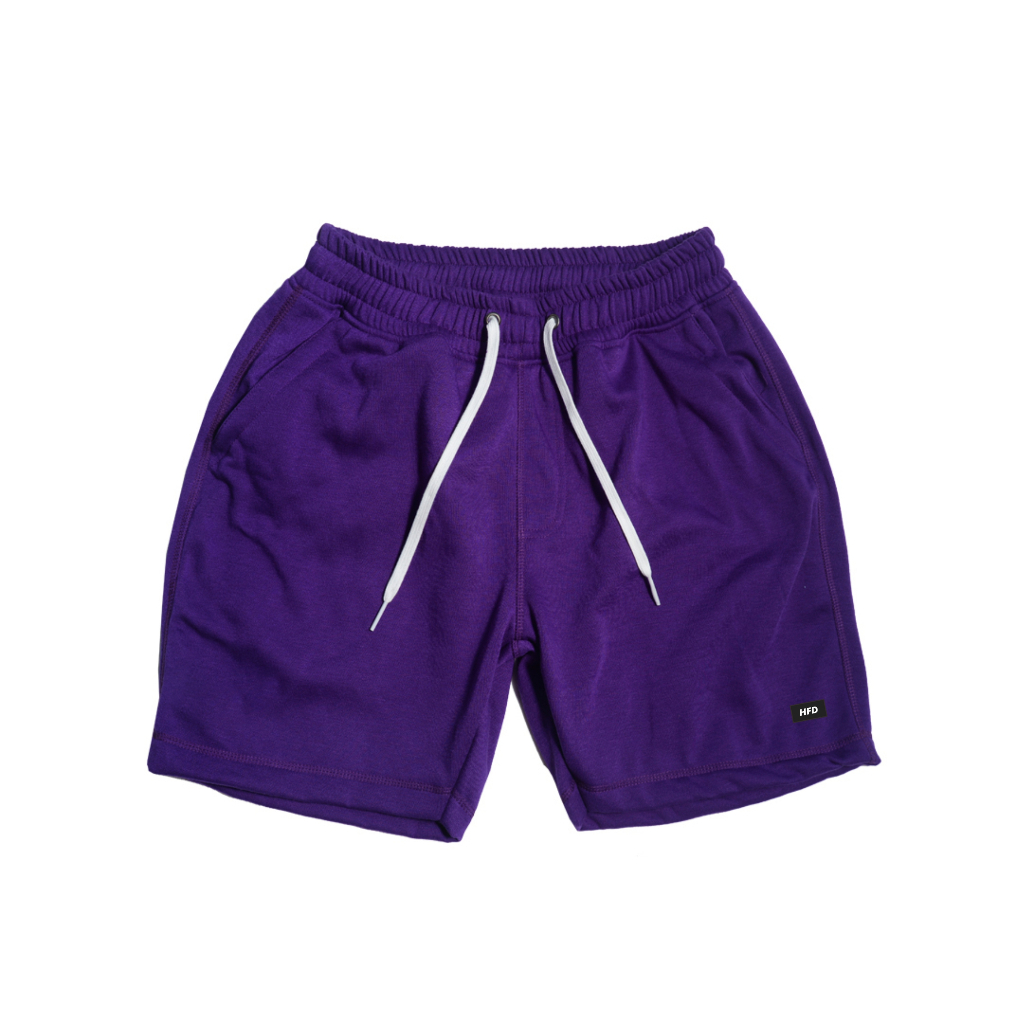HFD Celana Pendek Boardshort Ungu Pria Wanita Premium Original Tebal