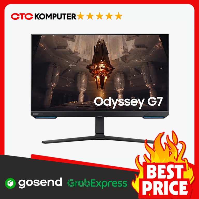 Monitor Samsung Smart TV LED IPS Odyssey G7 LS32BG700 - 4K UHD 144Hz 32" Inch