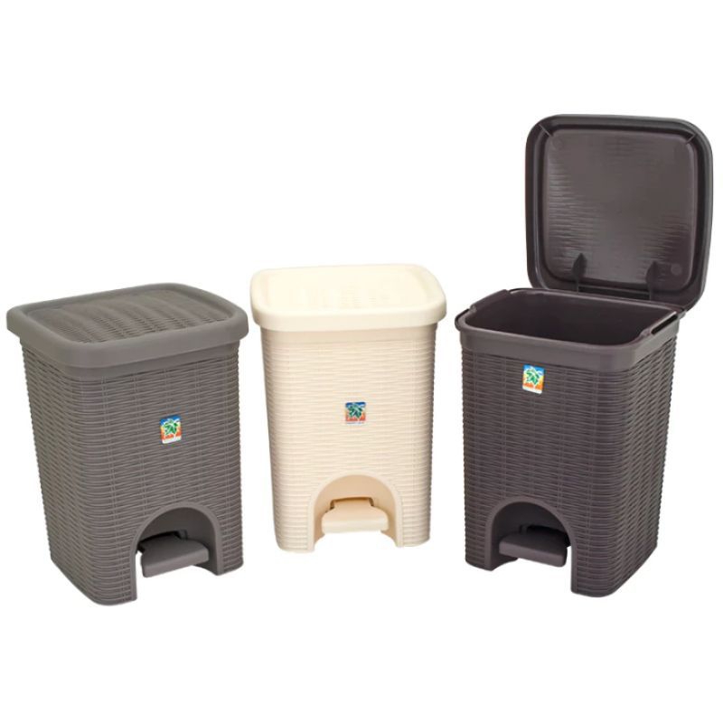 Tempat sampah injak green leaf 2016 / tempat sampah injak 5 liter