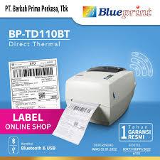 

Printer Barcode Thermal Label Resi A6 BLUEPRINT TD110BT USB + BLUETOOTH