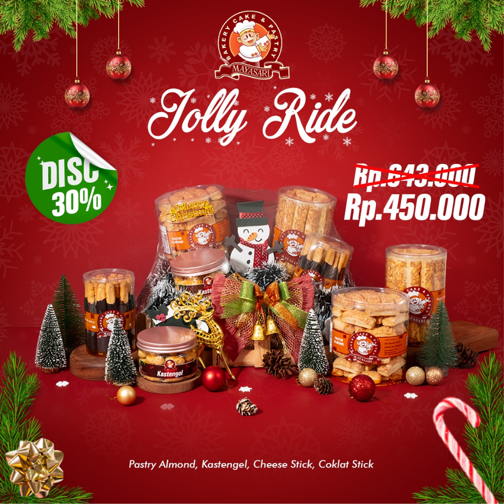 

Parcel / Hampers Special Christmas - Jolly Ride - Mayasari Bakery