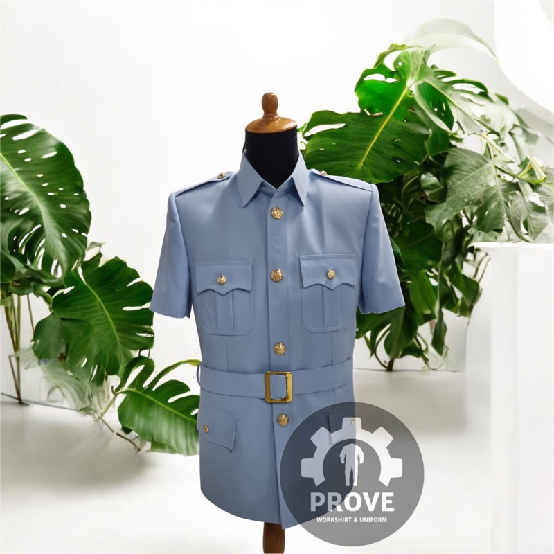 PAKAIAN DINAS UPACARA 4 TNI ANGKATAN UDARA/ PDU 4 TNI AU 1 Stel Bahan wool