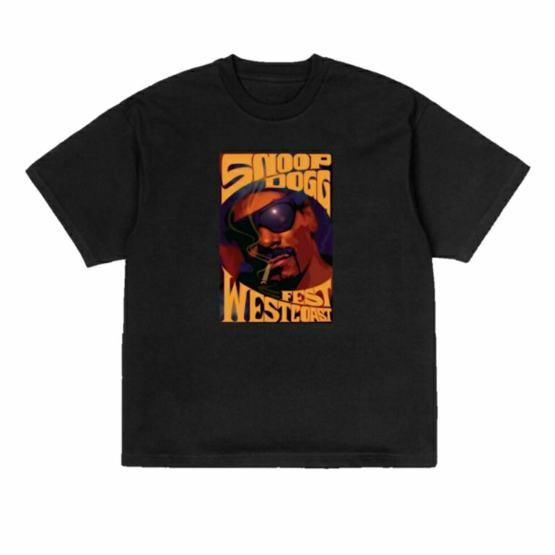 KAOS SNOOP DOGG - TSHIRT KAOS VINTAGE SNOOP DOGG UNISEX LENGAN PENDEK TEBAL 24S PREMIUM