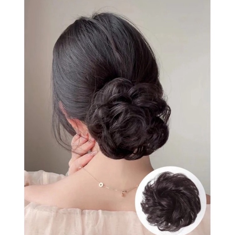 Karet ulir ikat ulir rambut cepol rambut praktis