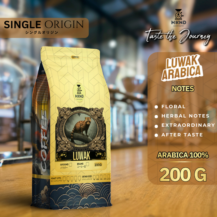 

KOPI ARABIKA GAYO LUWAK LIAR 200 GRAM SPECIALTY COFFEE
