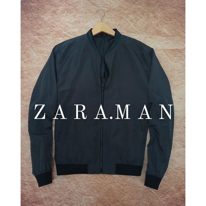 jaket bomber pria ZARA MAN keren berkelas bekas/second/preloved