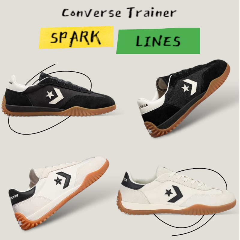 Converse run star trainer white egret