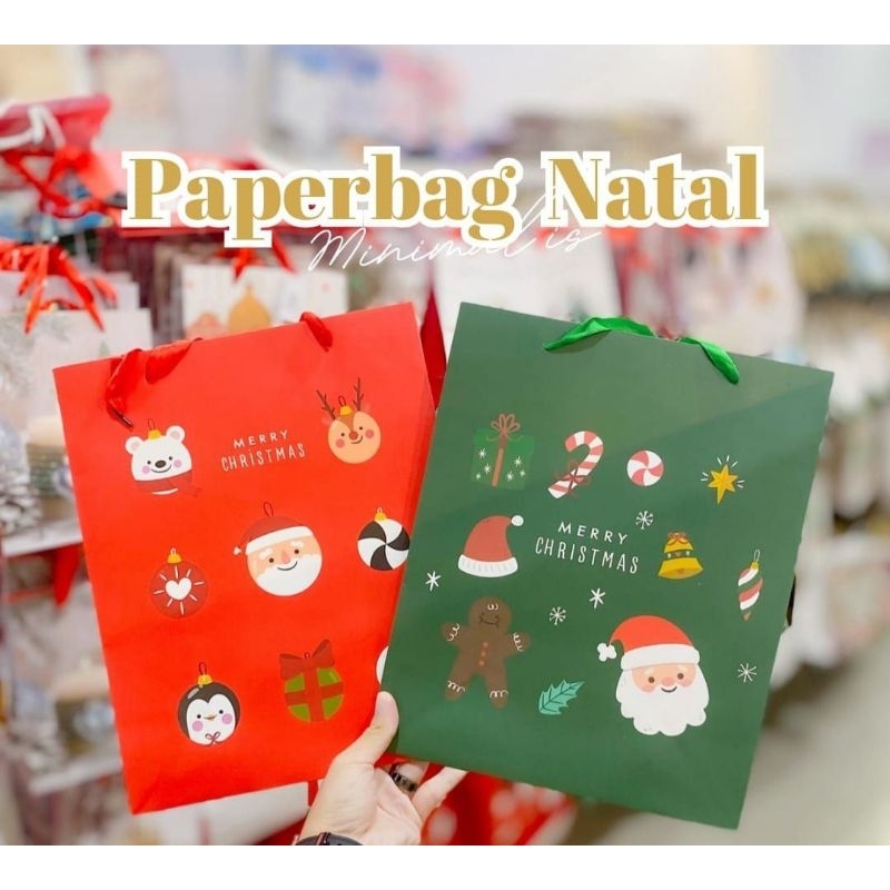 

Paperbag Natal Merry Christmas