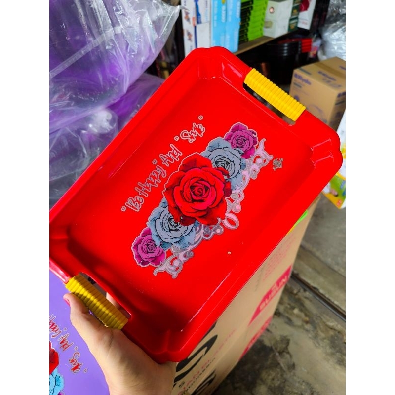 nampan tamu/nampan segi plastik/talam plastik
