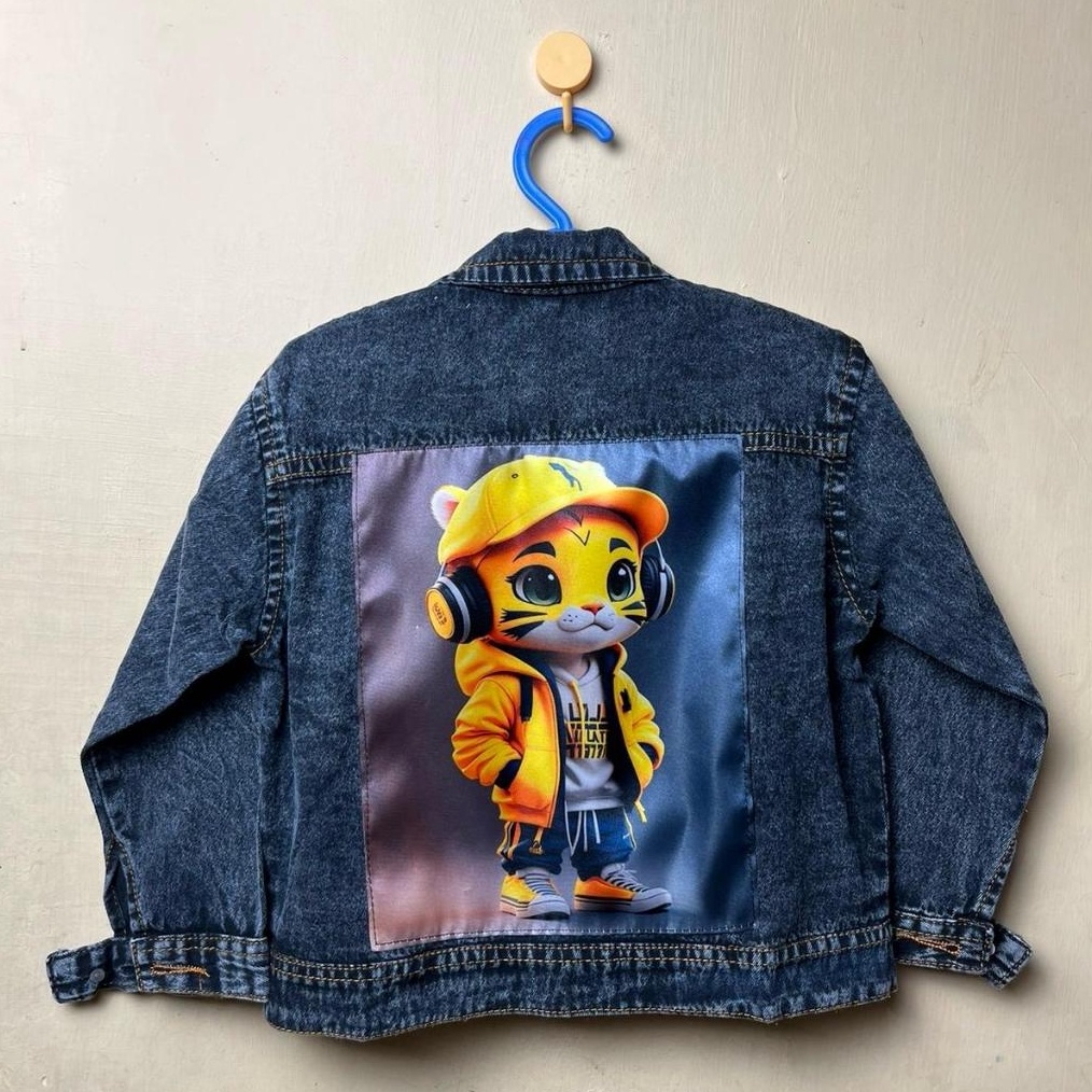 KODE W26K JACKET JEANS ANAK COWOK 111 TAHUN