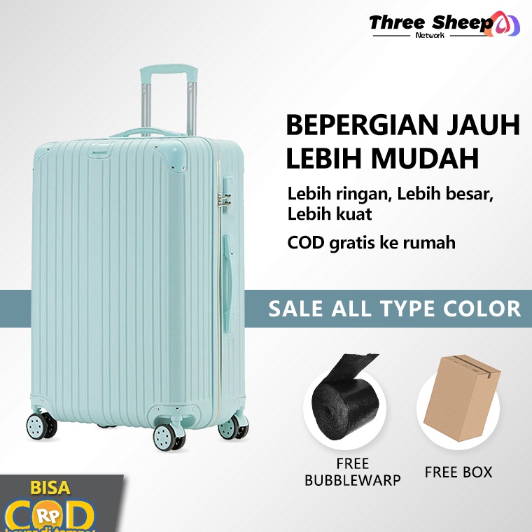 KODE T52F Three Sheep Network Koper Polo Travelling A973 Koper Cabin dan Bagasi 182222426 Inch Koper