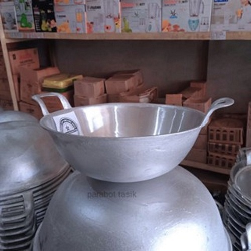 wajan aluminium cor paket lengkap / wajan cekung