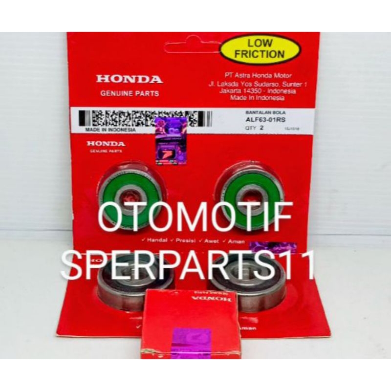 PAKET 5PCS BERING RODA DEPAN BELAKANG+BEARING NAP GEAR HONDA MEGAPRO PRIMUS NEW VERZA CBR 150R