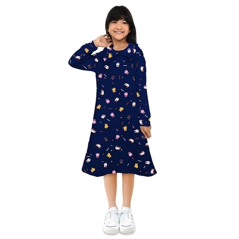 Ulikids Baju Dress Anak Turun Naik