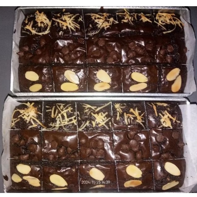 

brownies panggang/brownies panggang 20 x 10