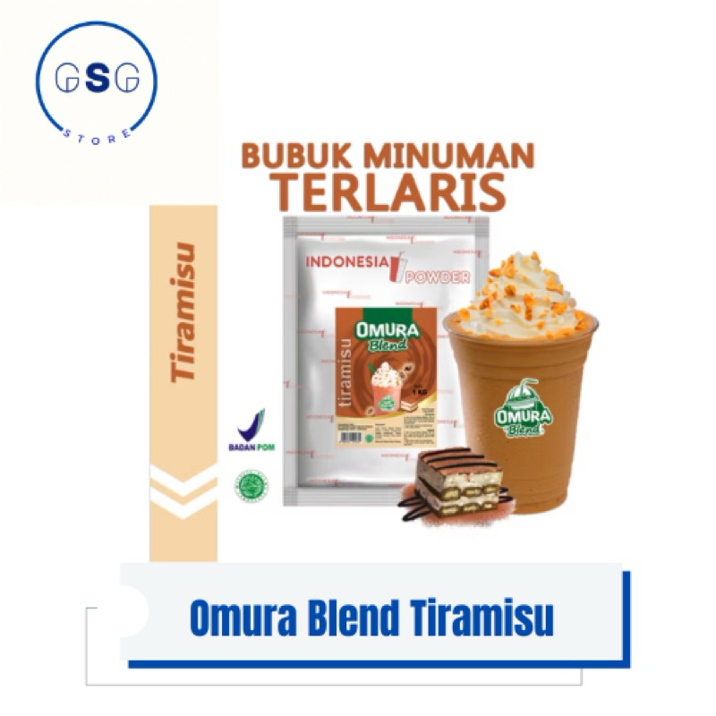 

OMURA BLEND RASA TIRAMISU 500GR / BUBUK MINUMAN / POWDER MINUMAN / BUBUK MINUMAN BOBA / BUBUK MINUMAN TERLARIS