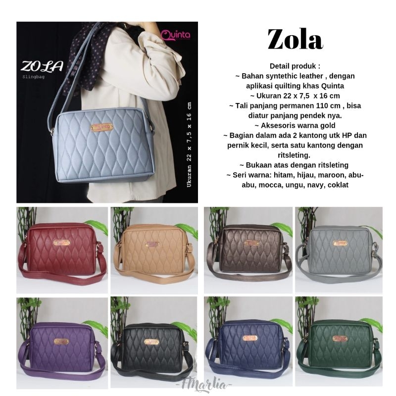 QUINTA | Tas wanita | Tas slempang | Zola bag