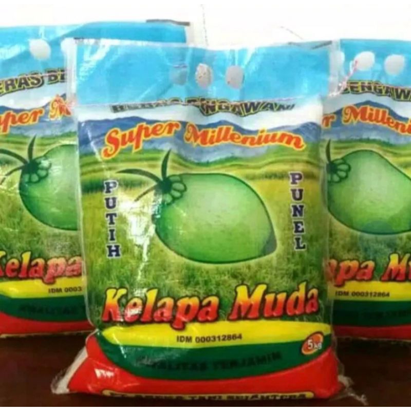 

Beras Super Millennium Kelapa Muda Putih 5kg KHUSUS INSTAN